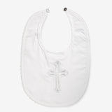 Baby Boy Christening Bib (Plain Cross)