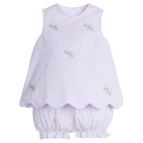 Embroidered Bow Back Bloomer Set - Dragonfly