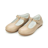 Eleanor T-Bar Flat Shoe, Latte