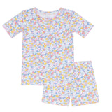Girls Jasmine Blossoms Pima Pajama Set