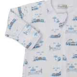 Roundabout Railroad Footie with Zipper