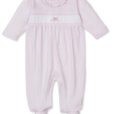 Premier Playful Pups Pink Footie with Hand Embroidery