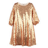 Rose Gold Sequin Dress