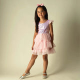 Glitter Dress, Hair Clip and Cape