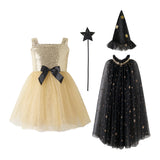 Witch Dress, Cape and Hat