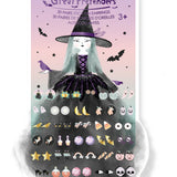 Natasha The Raven Witch Sticker Earrings