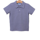 Henry Game Day Polo - Navy Stripe