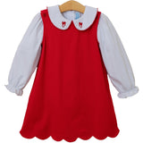 Holiday Bow Dress Set