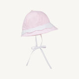 Hollingsworth Hat - Broadcloth Palm Beach Pink/ Worth Avenue White