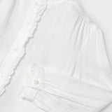 Girl Ruffle Blouse, Off White