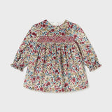 Baby Velvet Print Dress