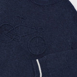 Boy Embossed Bike Sweater