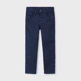 Boys Slim Fit Pants, Navy