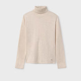 Girl Basic Turtleneck Sweater, Milk