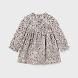 Baby Print Dress, Red Hearts