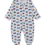 Trusty Tractors Zip Footie