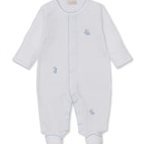 Premier Springtime Bunny Fun Blue Footie
