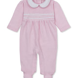 Footie with Hand Smocking