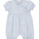 Country Gardens Blue Short Playsuit