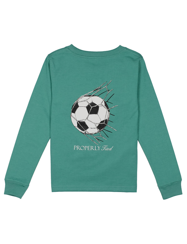 Goal LS Teal Shirt