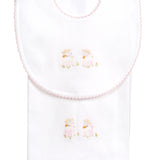 Lambikins Bip and Burp Cloth Pink