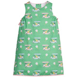 Lily Dress - Pink Paws on Par