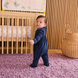Magnetic Me Navy | Pant Romper with Pipping