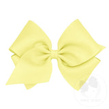 Mini King Classic Grosgrain Hair Bow (Plain Wrap)