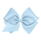 Mini King Classic Grosgrain Hair Bow (Plain Wrap)