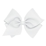 Mini King Classic Grosgrain Hair Bow (Plain Wrap)