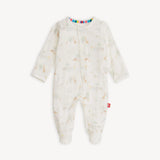 White Serene Safari Modal Footie