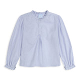 Morgan Blouse Blue Chambray