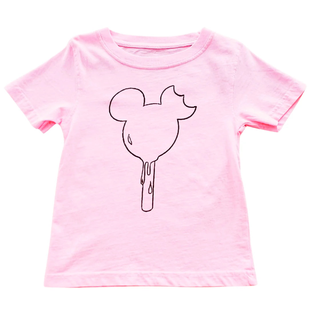 Mustard & Ketchup Kids Light Pink Ice Cream T-Shirt