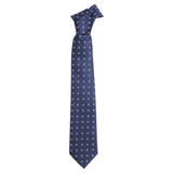 Neck Tie - Navy Geo