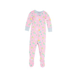 Noelle's Night Night Footed - Vivie's Gingerbread Village with Buckhead Blue