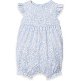 Baby's Pima Isla Play Romper in Fleur Blanche