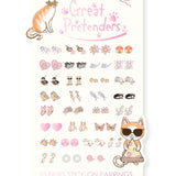Paw-some Sticker Earrings