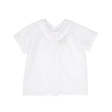 Peter Pan Shirt Woven Worth Avenue White