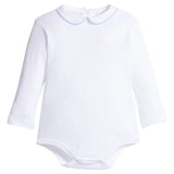 Peter Pan Picot Onesie - Light Blue