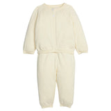 Pointelle Knit Set - Cream