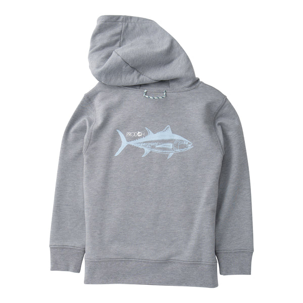 Boy's Spinnerbait Sweatshirt, Night Owl Heather
