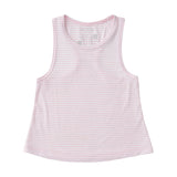 Girls' Race HER Back Active Tank Top - Pink Lady Stripe