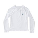 Boys' Reef Rashguard Shirt - Bright White