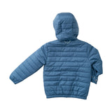 Boy’s Hooded Puffer Jacket, Copen Blue