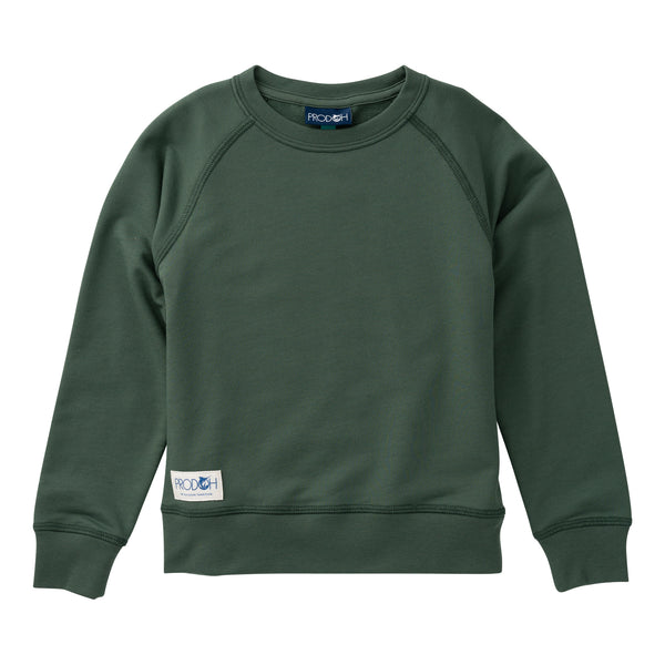 Kid's Crew Control Sweatshirt, Camping Green