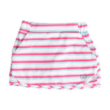 Girls Carolina Catch Skort Aruba Pink Stripe
