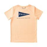 Kid's Pro Performance Short Sleeve T-Shirt Orange Chiffon