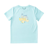 Girls Pro Performance Short Sleeve TShirt Aruba Blue