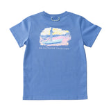 Girls Short Sleeve Cotton T-Shirt Persian Jewel Heather