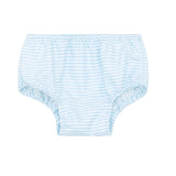 Powder Blue Stripe Diaper Bloomer Cover
